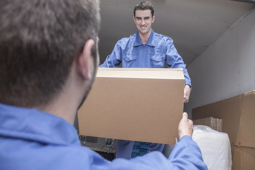 Professional team managing commercial moves in Waterloo office relocation
