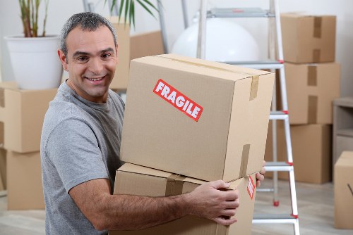 Customer complaint review during a removals service