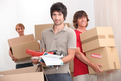 Careful packing of fragile belongings for removals in Waterloo