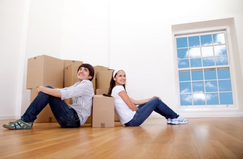 Packed moving boxes ready for a Waterloo home relocation