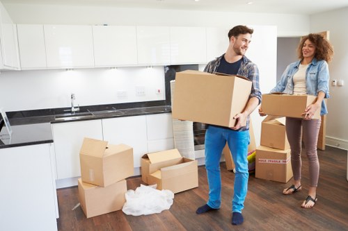 Packing supplies prepared for home moves in Waterloo before moving day
