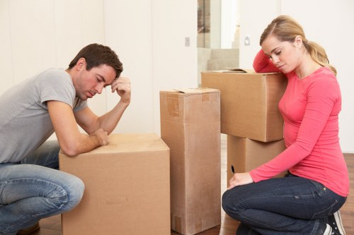 Waterloo house removals showing careful loading for a local relocation
