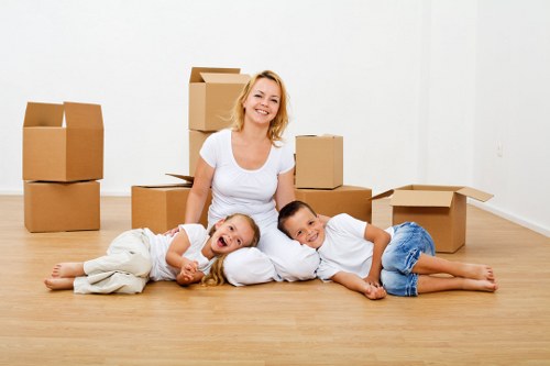 Small apartment move using a removal van in Waterloo