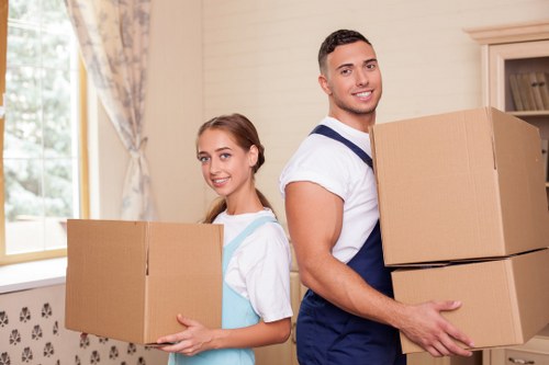 Warehouse and office equipment prepared for commercial moves Waterloo